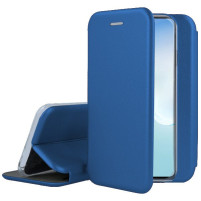 Луксозен кожен калъф тефтер ултра тънък Wallet FLEXI и стойка за Samsung Galaxy S20 G980 син 